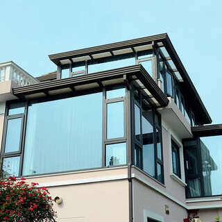 Fun bag window sealing system window broken bridge aluminum casement window screen integrated sealing balcony floor-to-ceiling window self-built house villa aluminum alloy one square meter 65 series