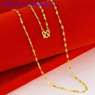 Xmck old phoenix 999 gold pure gold lips and clavicle necklace new fashion and versatile gold chain for girlfriends as gifts lips necklace for women. gold. 9999 1.86g will be sold soon for 5999 yuan - with certificate