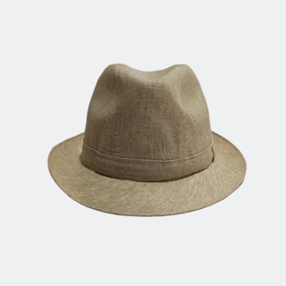 Sheng xifu summer hat men's hat british gentleman hat sun protection hat natural color m (58-59cm)