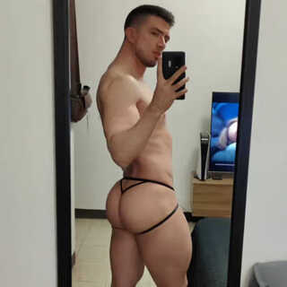 Jiuai low waist men's thong breathable personalized single thong u-convex design sexy briefs black s