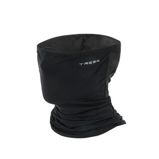 Tresx anti-uv sun protection face mask hanging ear lure fishing sun protection mask thin ice silk scarf outdoor hiking stripes dark black