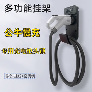Nanbowan charging pile universal gun head lock national standard new energy charging gun code lock hanger hook bracket with lock code lock lower hanger (for bulls only)
