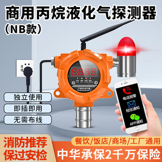 Huili gas propane alarm commercial hotel catering flammable natural gas detection liquefied gas leakage nb network model commercial propane liquefied gas detection