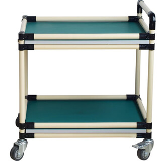 Greener (greener) workshop new guangdong province material moving detachable shelves can be customized lean trolley platform 600*400*850 two layers surrounded by four sides