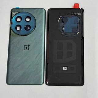 Suitable for oneplus 1+12 pure original back cover glass original oneplus 12 mobile phone back case battery cover back case oneplus 12 (pale green) original back cover with frame lens 99 new