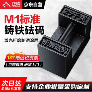 Zhengfeng all cast iron weight standard m1 grade industrial counterweight scale elevator calibration can come with certificate 25kg lock type
