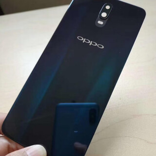 Oppo second-hand disassembled back cover r17 original mobile phone back cover pro back cover glass battery cover shell back shell shell r17 original back cover streamer blue 95 new disassembled original