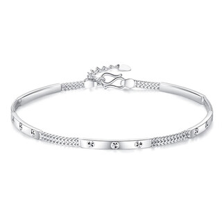 Axor jewelry pt950 platinum bracelet square platinum bracelet car flower angel kiss women's style gift for your girlfriend pt950 platinum angel kiss bracelet about 5.3g