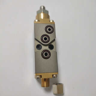 Wenyijia jingtai hot melt adhesive machine needle valve, glue gun valve, glue spray machine nozzle dispensing valve, accessories factory direct sales, gray hardened direct injection valve