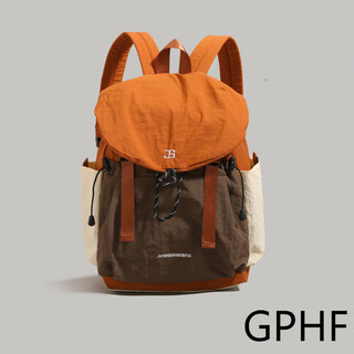 Gphf japan large capacity outdoor sports backpack casual mountaineering bag women's 2025 new summer student school bag travel brown collect and send the same gift bag to the mall