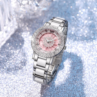 Ms. lee's watch for female students is simple, light, luxurious, niche and high-end, giving girls a birthday and new year gift for new year's eve f534 powder
