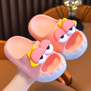 Gotovan children's sandals, summer, boys and girls, non-slip, indoor bathing, anti-collision, beach sandals for older children, pink 21 0 (shoe length 21cm, suitable for feet 20cm)