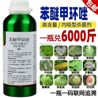 40% difenoconazole fungicide powdery mildew leaf spot downy mildew fruit tree vegetable flower pesticide 500g