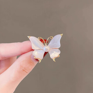 Blessing fortune pearl butterfly brooch women's accessories mother-of-fritillary pearl butterfly brooch