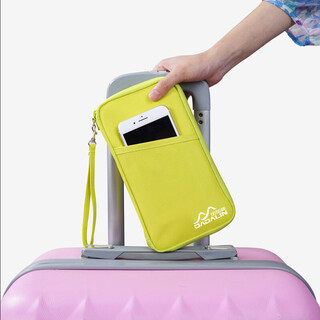 JAJALIN护照套  护照夹护照包 多功能证件袋旅行卡包钱包证件包 颜色随机