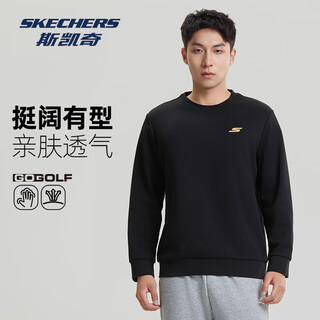 Skechers 7a antibacterial sweatshirt autumn new versatile long-sleeved pullover bottoming shirt for men and women loose comfortable casual top