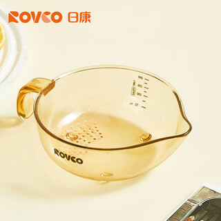 Rikang (rikang) baby food bowl ppsu spout small baby bowl feeding water feeding with graduated grinding bowl rk-c1018