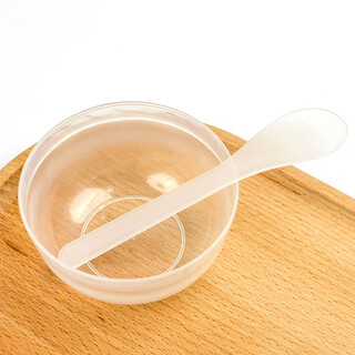 Xie yingfu beauty mask tool no. 3 mask bowl adjustable bowl spoon stick cosmetic bowl beauty transparent color small bowl + small stick 3 pieces
