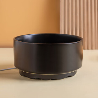 Banbaoti wasserspender für katzen mit konstanter temperatur, joghurtmaschine, trinkwassernapf, haustierheizung, katzennapf, winterhundeisolierung, schwarz, heiznapf mit konstanter temperatur, groß (1000 ml)