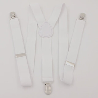 Shen busen boys and girls suspenders baby trousers suspender clip fashionable suspenders with school uniform stage performance white