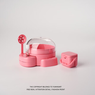 Deer vine mini portable travel fishing machine clamp claw machine fishing baby portable parent-child interactive children's toy fishing machine red