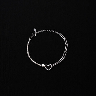 Nilan fat donglai's same style pt950 platinum bracelet pt950 for women 18 bracelets with starry sky feeling 520 as a birthday gift for girlfriend, starry baby's breath love