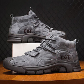 Carter (cat) carter spring and autumn new versatile work toe leather casual shoes men's shoes british style men's shoes khaki 39