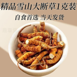 冬虫夏草（按条购买）正宗虫草断草按克按条自食送礼泡酒炖汤药材 西藏那曲雪山虫草大断草1克