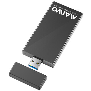 麦沃（MAIWO）  mSATA固态硬盘盒 USB3.0直插口 支持2TB扩存轻薄 M.2 mSATA固态硬盘盒-K1642S