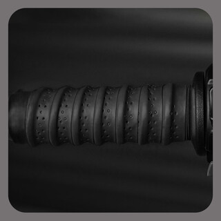 Bicycle handlebar cover with non-slip and anti-collision mountain bike handlebar cover, handlebar protective cover, decorative modification parts (1 pair), beautiful jet black (single color version)