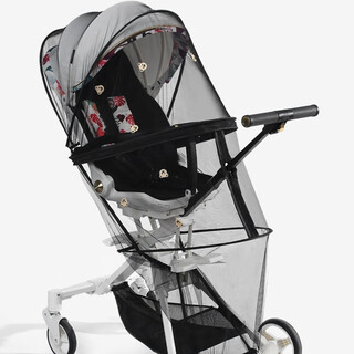 Pouch pouc stroller mosquito net full-cover universal baby walking artifact stroller anti-mosquito cover foldable encrypted mesh
