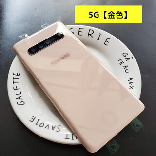 Suitable for samsung s10 5g back cover glass original g977n original back shell s10 korean version 5g mobile phone rear screen 5g gold back cover
