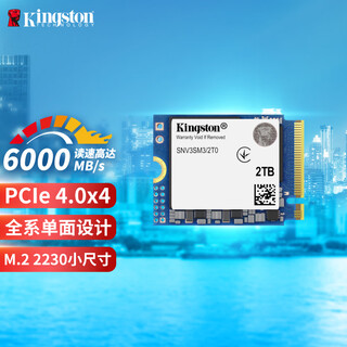 金士顿（Kingston）2TB SSD固态硬盘 2230 M.2(NVMe PCIe 4.0×4) NV3 适配SteamDeck/ROG ALLY掌上游戏机、笔记本