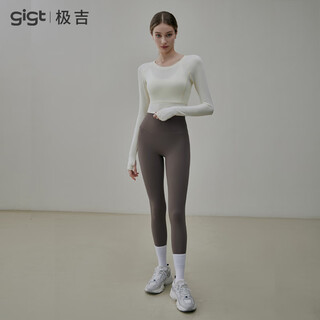 Gigt xpress pants naked feeling yoga pants women's high waist hip lifting shark pants pilates sports fitness wear for women xpress pants - dark brown (nude feeling upgrade) s _ recommended 90-115 jin jin is equal to 0.5 kg
