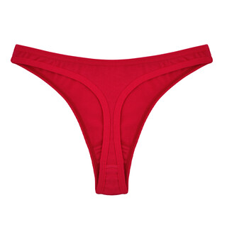 Men's thong high-cut style hollow sexy hip-lifting t-pants low-waist macho nightclub seamless briefs trendy red 2xl150-170jin jin is equal to 0.5 kg