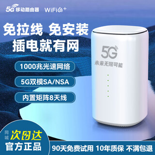 圣凡杜5g随身wifi6无线移动便携式cpe千兆双频wifi免插卡2025款无限流量路由器车载办公户外直播十大排名 【5G顶配版】满载调校狂暴性能，网速高达千兆 可适用于【华为中兴设备】