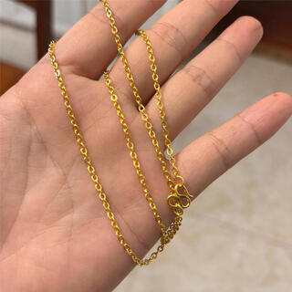 Qiansheng yuan lao phoenix 999 mine gold south africa sikkim bangladesh red gold bracelets for men and women necklace bracelet ring imitation gold o-shaped chain single chain lao fengxiang quality