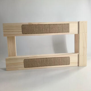 纯实木环保增高矮脚辅助矮脚猫专用繁殖神器配猫架通用耐 实木豪华麻绳款