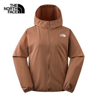 The north face sun protection women's outdoor protective windproof jacket 8bw9 brown/6ih s