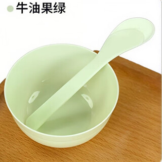 Xie yingfu beauty mask tool no. 3 mask bowl adjustable bowl spoon stick cosmetic bowl beauty avocado green small bowl + small stick 3 pieces