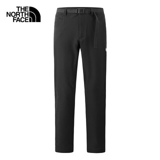 The north face casual trousers for men, outdoor warm, splash-proof and windproof sports pants 8dmf black/jk3 34