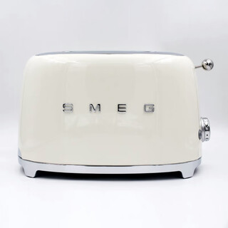 Smegsmeg bread machine in stock smegsmeg two-slice bread machine toaster toaster milk white spot in seconds single machine