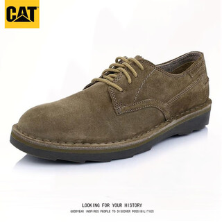 Carter (cat) low-top hiking martin boots for men, genuine leather, soft-soled suede leather single shoes, suede british retro work shoes for men, 42. camel 42. same size as sports shoes