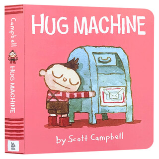 Hugmachine, the hugging robot, the original english children's picture book, the power of hugs, the giving of love, sent randomly