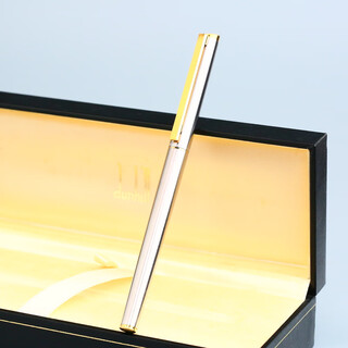 Second-hand 95 new dunhill fountain pen ink pen silver-plated brushed pattern 14k gold tip accessories business office signature luxury gift