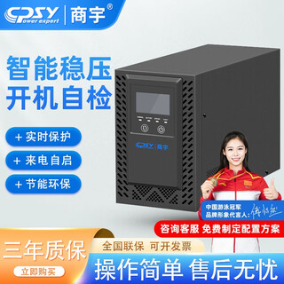 Shangyu online hp1101b server room computer ups uninterruptible power supply 1kva/0.9kw intelligent voltage stabilization automatic switch machine
