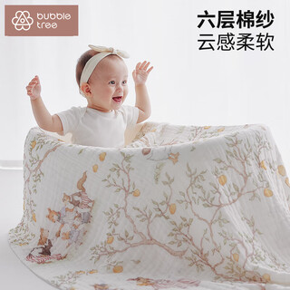 Bubble tree baby bath towel six-layer gauze bath towel baby super soft 100% cotton children's bath towel newborn gift