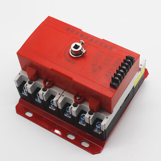 Xfyj-125/6 250a/6 400a/6p fire machinery emergency starting device star delta strong cut switch red 6p/250a (65-85kw) device