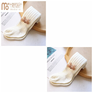 Modal baby pantyhose spring and autumn cotton pure new large pp children's one-piece autumn thin plus velvet infant girl leggings (white + white) 2 pairs 0-1 years old s size height 60-70cm