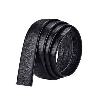 Yalso new men's belt automatic buckle business belt young and middle-aged casual all-match belt korean style trousers belt one strip without buckle 115cm